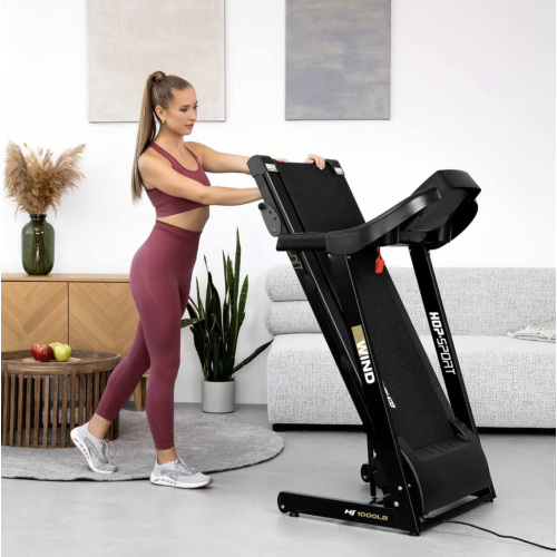 Беговая дорожка  Hop-Sport HS-1000LB Wind Grey - фото №9